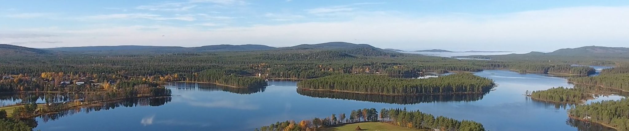 Foto på utsikt över Arvidsjaur